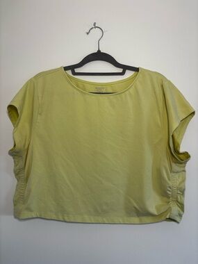 Old Navy Lime Scoop-Neck Crop Top